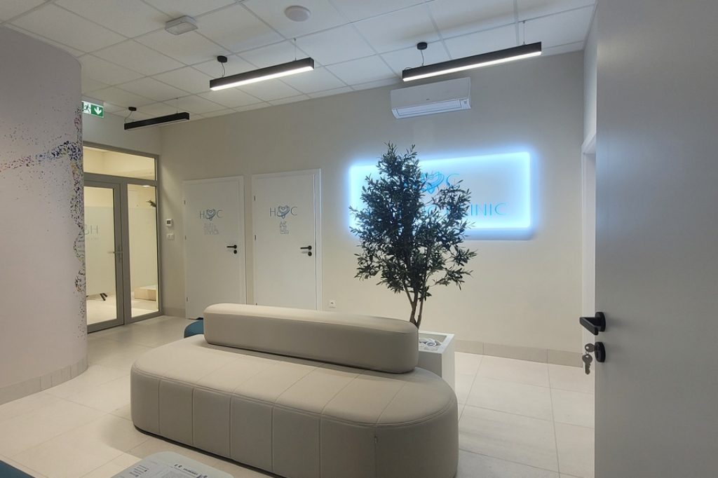 Projekt wnętrza Holisic clinic